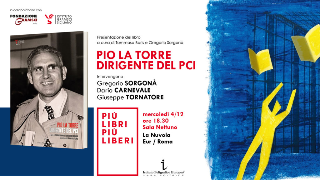 Giuseppe Tornatore a Più libri più liberi presenta Pio La Torre dirigente del PCI